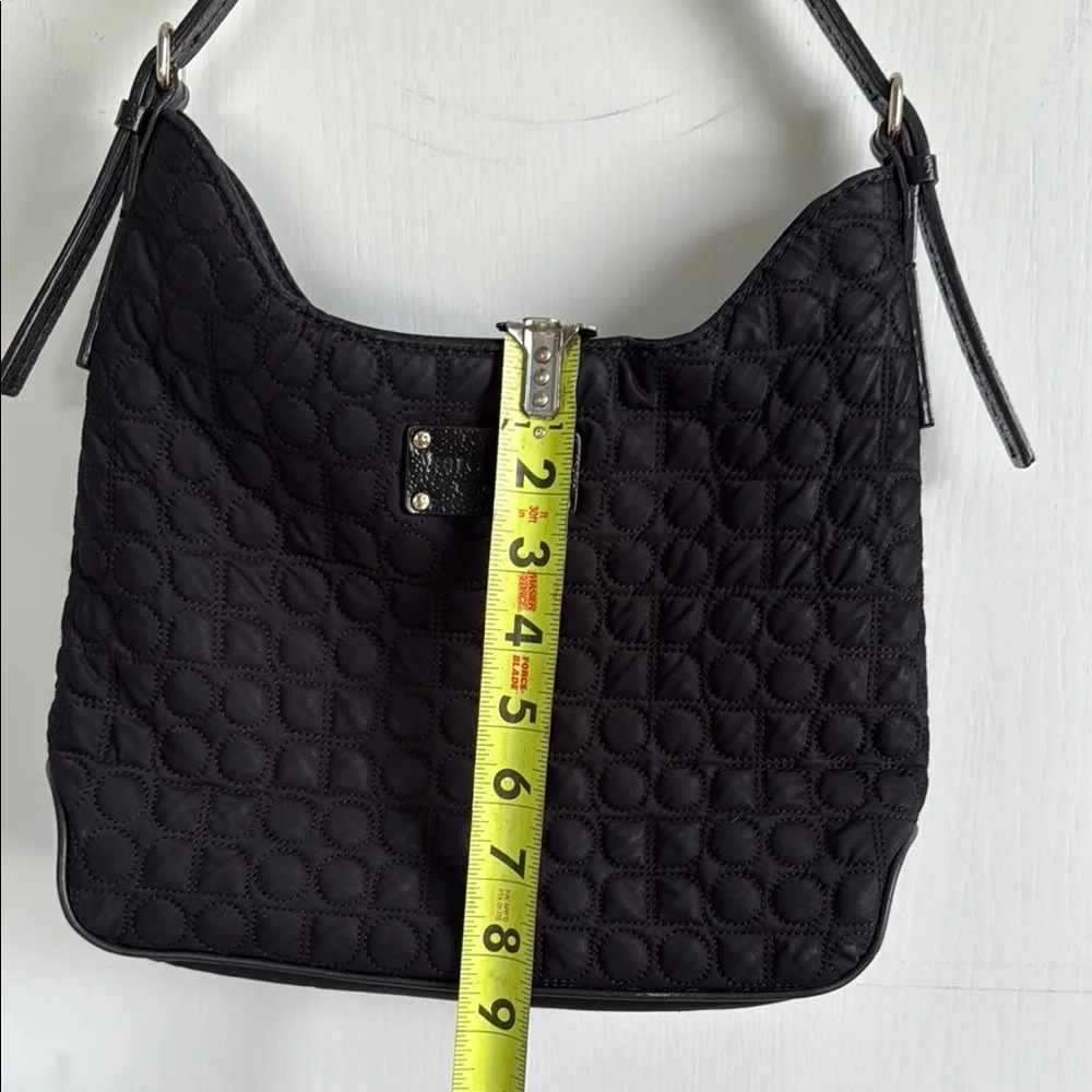 Kate Spade Green Beautiful Quilted Geometric Shoulder Bag Gently Used
